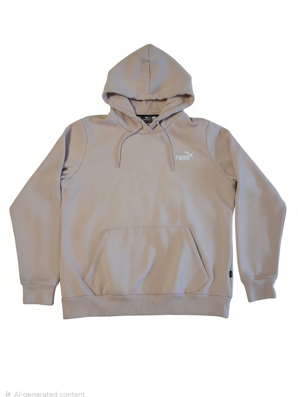 Puma Women's Hoodie in Light Pink with White Logo